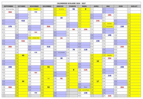 Calendrier scolaire 2026-2027 image_calendrier-scolaire-2026-2027